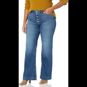 PAIGE Women's LEENAH Exposed Button Fly